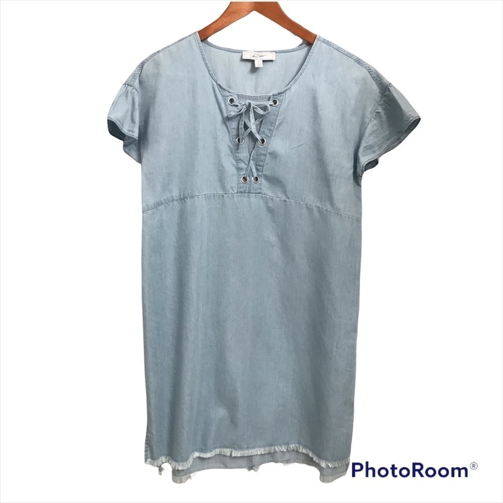 LILY EDELMAN / Blue Chambray Dress Size S
